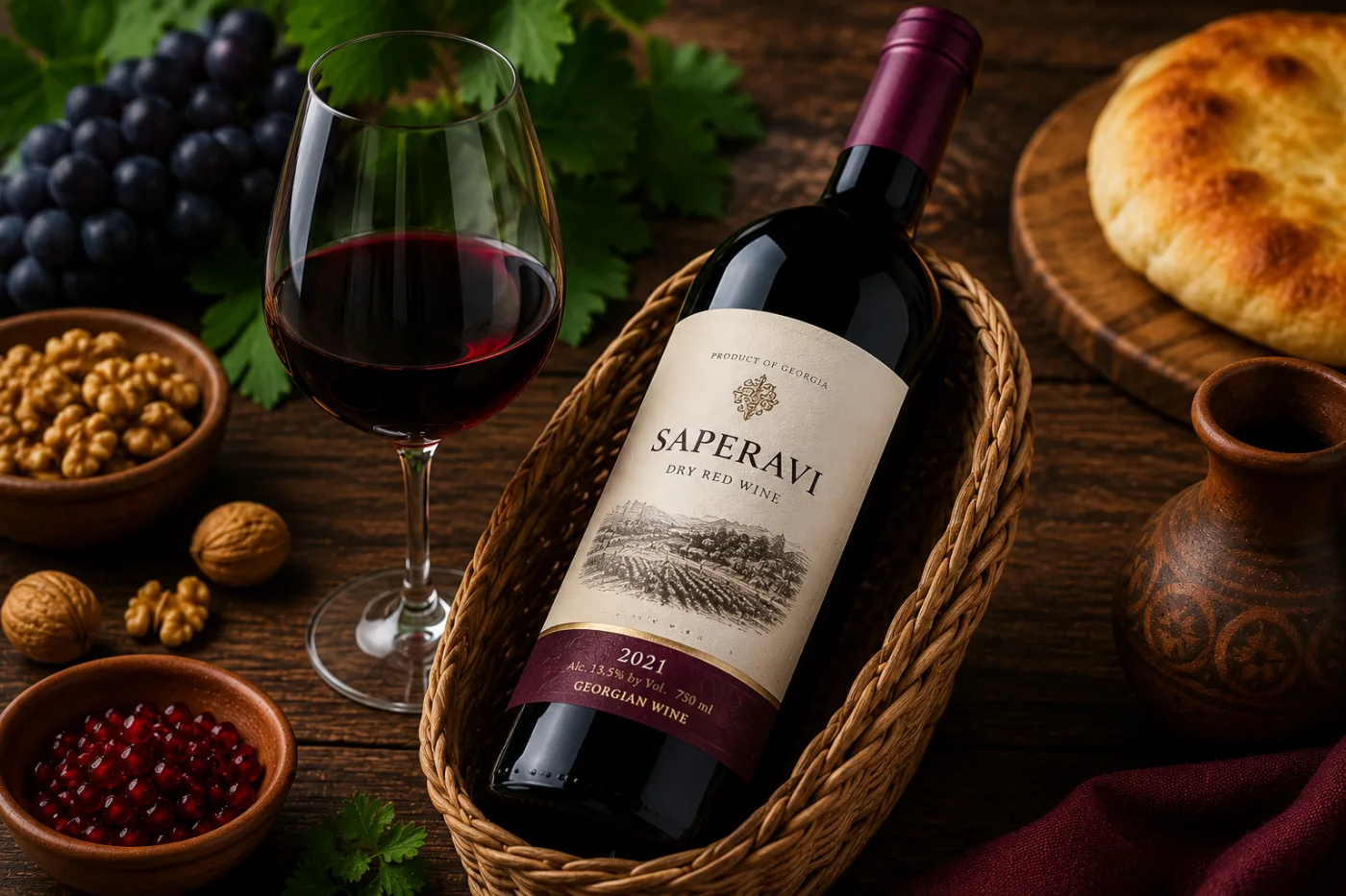 Saperavi Wine